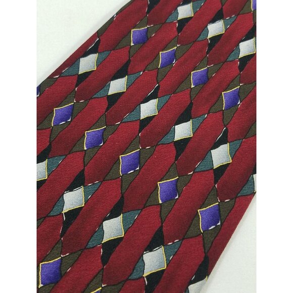 J. Garcia Silk Mens Necktie Lady With Argyle Socks Collection Fourteen Tie 1996 - Picture 6 of 10